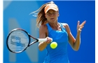 BIRMINGHAM, ENGLAND - JUNE 12:  Daniela Hantuchova of Slovakia in action during Day Four of the Aegon Classic at Edgbaston Priory Club on June 12, 2014 in Birmingham, England.  (Photo by Paul Thomas/Getty Images)